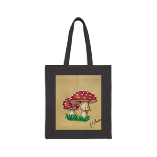 "Don't Eat the Mushrooms" Canvas Tote Bag