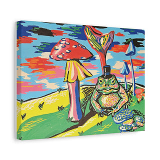 "A Very Polite Gentleman" Canvas Art Print