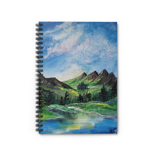 "The View I Wish was Outside my Window" Spiral Notebook