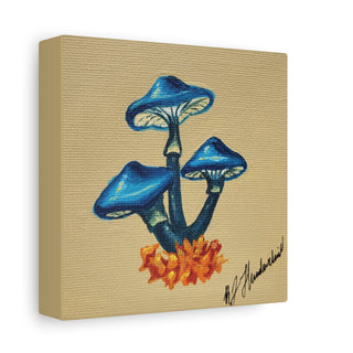 "Hat Rack for Frogs" Canvas Art Print