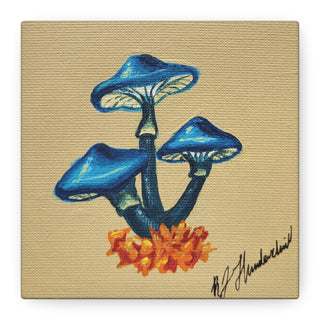 "Hat Rack for Frogs" Canvas Art Print