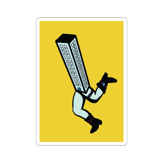 "Welcome to the Neighborhood" Garter Sticker