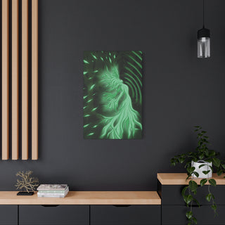 "The Forest Comes Alive at Night" Canvas Art Print