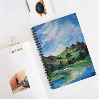 "The View I Wish was Outside my Window" Spiral Notebook