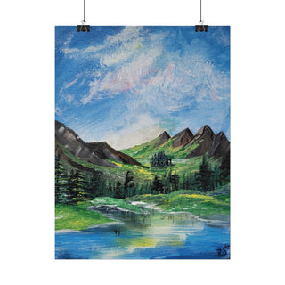 "The View I Wish was Outside my Window" Rolled Poster