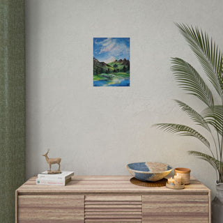 "The View I Wish was Outside my Window" Rolled Poster