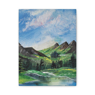 "The View I Wish was Outside my Window" Canvas Art Print