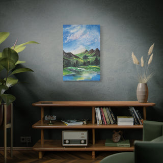 "The View I Wish was Outside my Window" Canvas Art Print