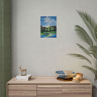 "The View I Wish was Outside my Window" Rolled Poster