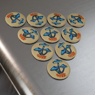 "Hat Rack for Frogs" Magnets