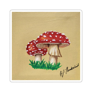 "Don't Eat the Mushrooms" Stickers