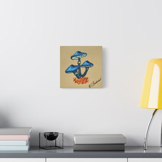 "Hat Rack for Frogs" Canvas Art Print
