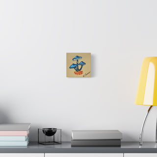 "Hat Rack for Frogs" Canvas Art Print