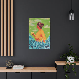 "Unbothered" Canvas Art Print