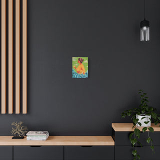 "Unbothered" Canvas Art Print