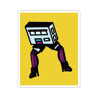 "Welcome to the Neighborhood" Short Shorts Stickers