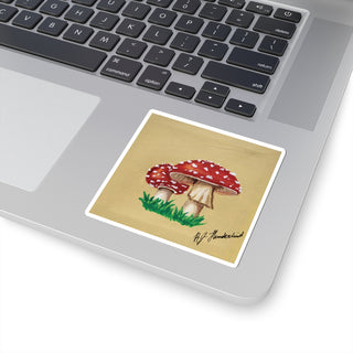 "Don't Eat the Mushrooms" Stickers
