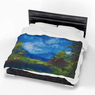 "The Perfect Hideaway" Plush Blanket