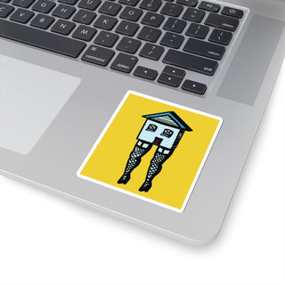 "Welcome to the Neighborhood" Fishnet Stickers