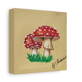 "Don't Eat the Mushrooms" Canvas Art Print
