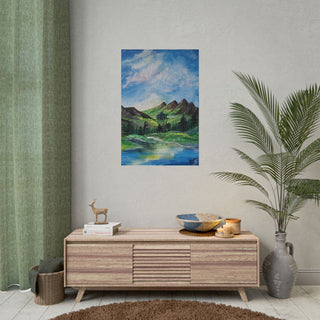 "The View I Wish was Outside my Window" Rolled Poster