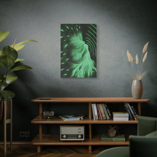 "The Forest Comes Alive at Night" Canvas Art Print