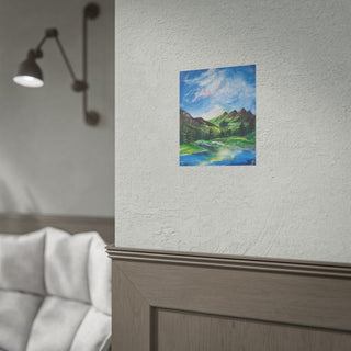 "The View I Wish was Outside my Window" Rolled Poster