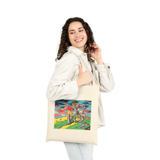 "A Very Polite Gentleman" Cotton Canvas Tote Bag