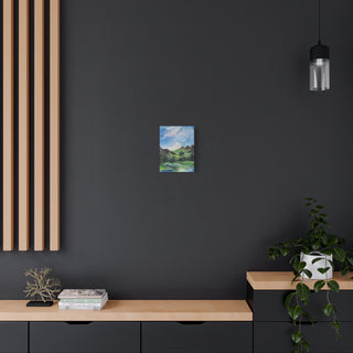 "The View I Wish was Outside my Window" Canvas Art Print